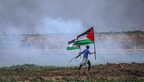 ​Ejército de Israel hiere a montón de palestinos durante protestas en Gaza