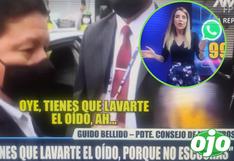 Juliana sale en defensa de periodista luego que Bellido le dijera que se “lave los oídos” | VIDEO 