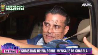 Christian Domínguez tras ampay con Pamela Franco:  “Soy soltero, no estoy en busca de una relación”
