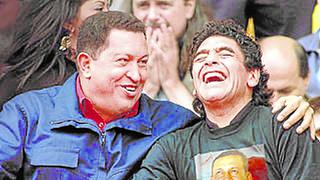 Maradona llora por Chávez