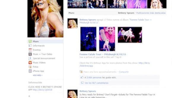 Britney envió mensaje a sus fans peruanos 