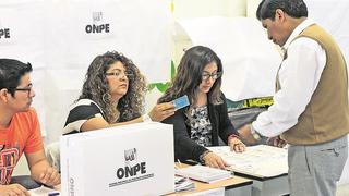 ONPE: 97.5% de electores votarán en locales que escogieron como primera opción