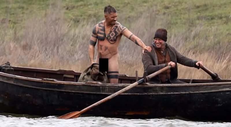 Tom Hardy es captado desnudo durante grabación de la película 'Taboo' [VIDEO] 