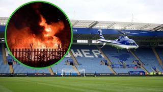 Helicóptero del dueño de un equipo de la liga inglesa choca contra su propio estadio y explota