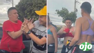 Viral: Hombres inician una riña en la vía pública y terminan en brasier | VIDEO