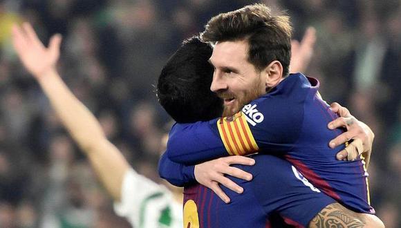 ​Barcelona golea 5-0 al Real Betis con doblete de Lionel Messi
