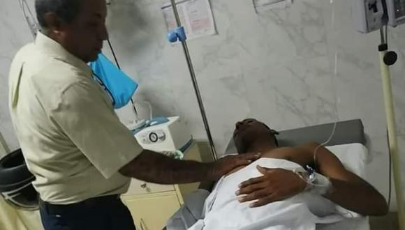 El agente se recupera en el hospital del distrito de Catacaos, en Piura. La bala le impacto en el abdomen. (Crédito: GEC)