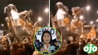 Keiko Fujimori: Simpatizantes de Perú Libre se ponen creativos y hace bailar dos muñecos de ratas | VIDEO