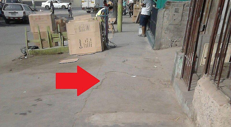 SJM: vereda en mal estado da mal aspecto