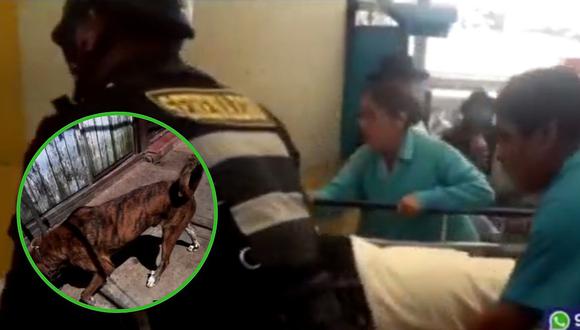 Joven está a punto de perder la pierna izquierda tras ser mordida por un perro (VIDEO)