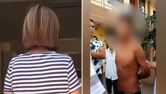 Vecinos de San Luis capturan a delincuente que robó y golpeó a señora (VIDEO)