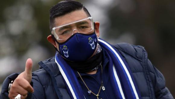 Diego Maradona entró en confinamiento ante posible contagio de coronavirus. (Foto: AFP)