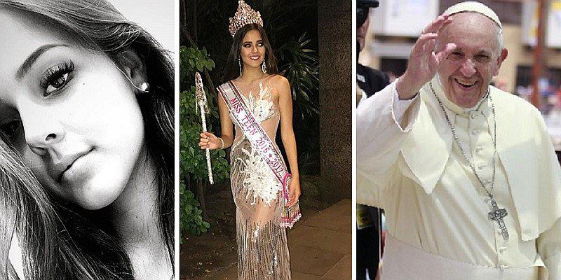 Luciana Fuster pernocta para misa del Papa Francisco pero hace dura crítica (VIDEOS)