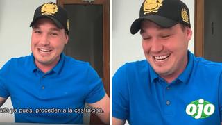 Piden 'castrar’ a George Forsyth y él se ríe: “déjame tener un hijito primero” | VIDEO 