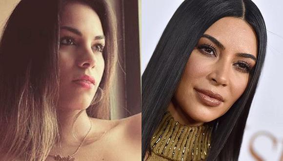Kim Kardashian posa al mismo estilo de Aída Martínez
