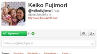 Keiko en Twitter: "Gracias Alberto Fujimori, tú nos diste la paz"
