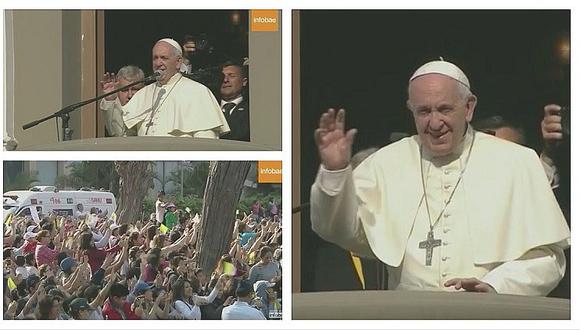 ​Papa Francisco da clásico ‘balconazo’ en la Nunciatura Apostólica (VÍDEO)