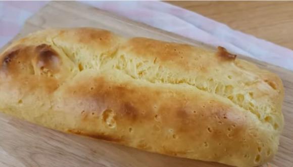 Pan sin harina y con solo cuatro ingredientes. (Foto: Captura de video)