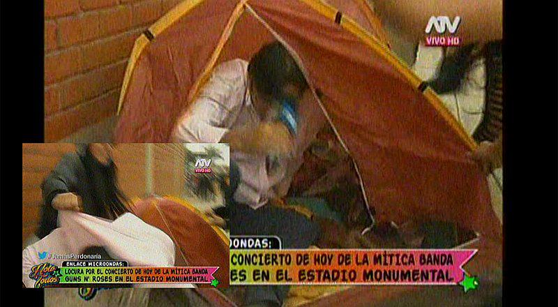 Guns N' Roses: Fan golpea a reportero de HAT porque se metió a su carpa [VIDEO]   