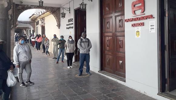 Cusco: venezolanos recibieron bono de 500 soles gracias a ONG (Foto: Juan Sequeiros).