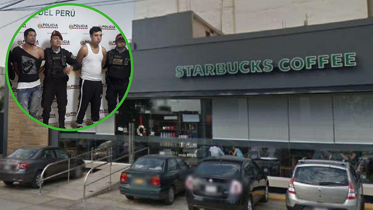 Banda de delincuentes venezolanos asaltaron local de conocida cafetería en Surco 