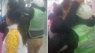 Madre de voleibolista Karla Ortíz la sorprende en pleno partido con su uniforme de la PNP│VIDEO