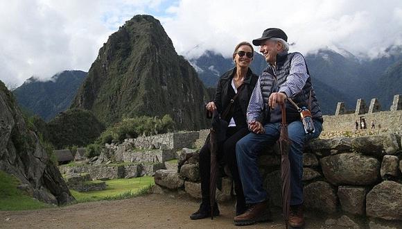 Mario Vargas Llosa e Isabel Preysler visitaron Machu Picchu (FOTOS)