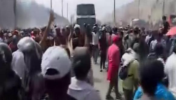 Pobladores de Huachipa marchan contra Sedapal por demora en obras (VIDEO)