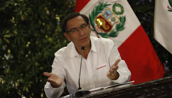 El presidente Martín Vizcarra pidió al Congreso optimizar las citaciones a los ministros. (Foto: Difusión)