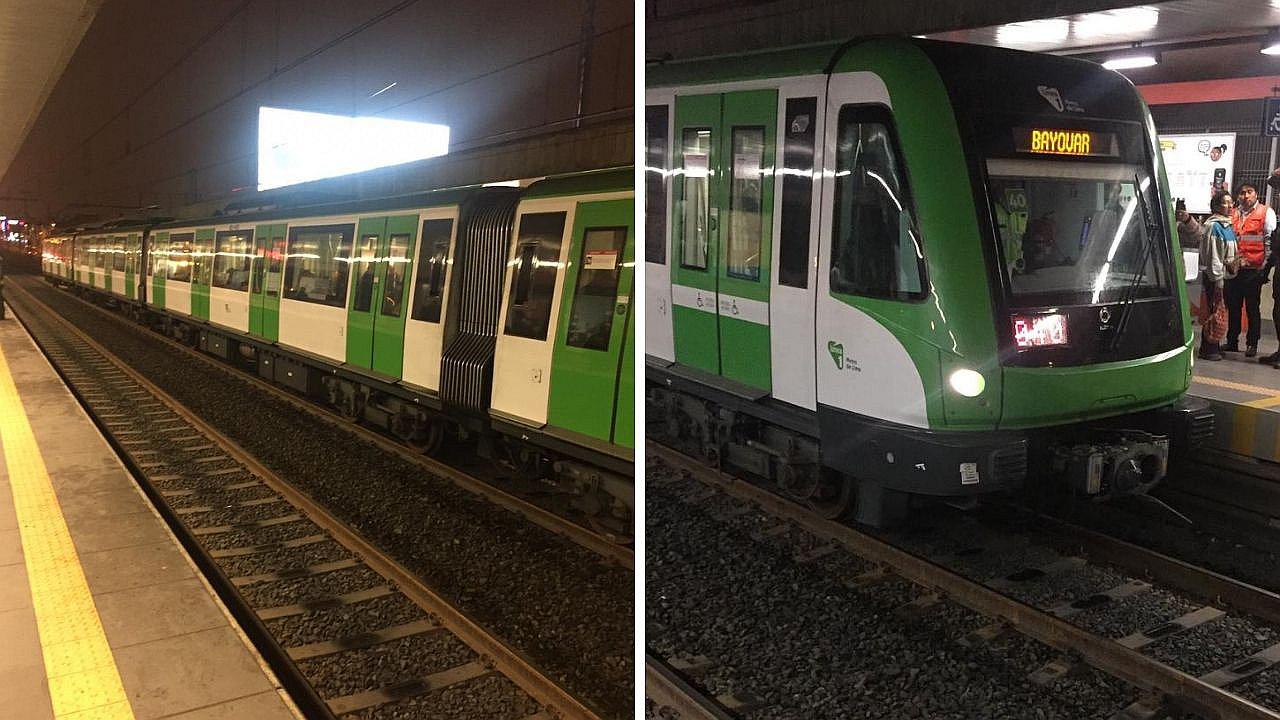 Metro de Lima anuncia que el tren solo está funcionando desde SJL hasta San Borja | VIDEO