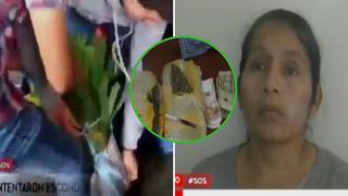 Señito es acusada de vender marihuana en su puesto de verduras en mercado de VES (VIDEO)
