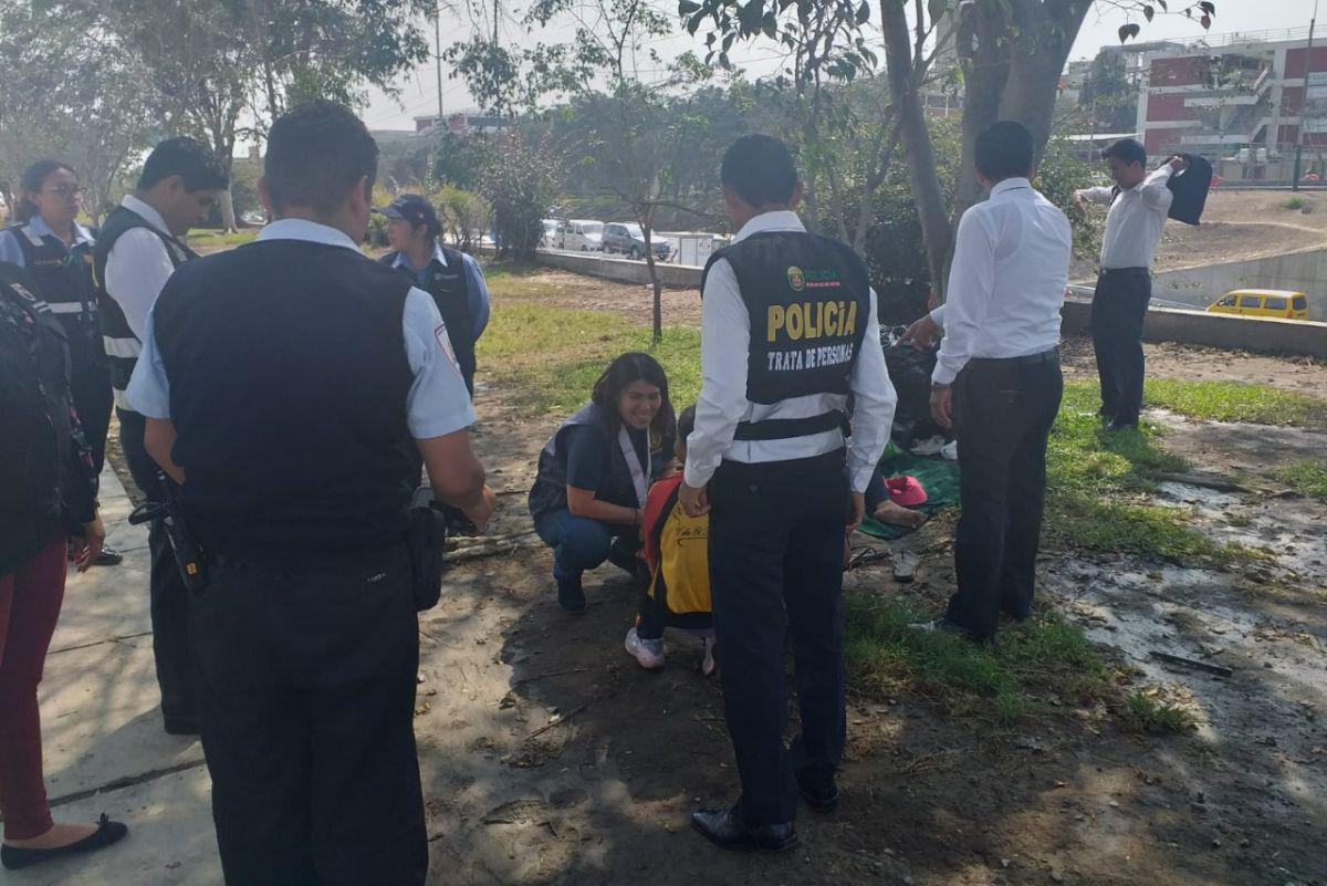 Los menores fueron llevados a la comisaría de Sagitario para posteriormente ser puestos a disposición de la Fiscalía de Familia.