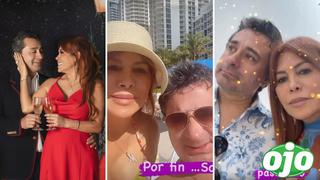 Magaly Medina y Alfredo Zambrano recibirán Año Nuevo en Miami: “Por fin sol” | VIDEO
