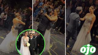 Karen Schwarz y Ezio Oliva se casaron: así fue su primer baile como casados al ritmo de “Siempre has sido tú” | VIDEO