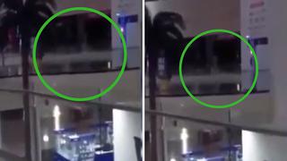 Captan a supuesto fantasma en concurrido centro comercial (VIDEO)