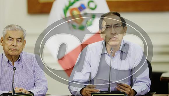 Presidente Martín Vizcarra declara proyecto de ley que pondrá en emergencia al Ministerio Público