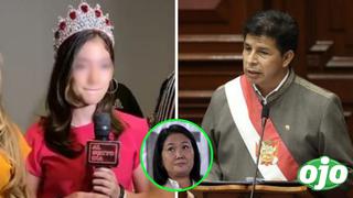 Hija de Keiko Fujimori estuvo en la marcha contra Pedro Castillo