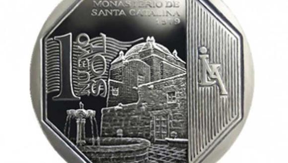 BCR emite nueva moneda de S/.1.00 alusivo al monasterio de Santa Catalina