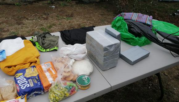 Ayacucho: intervienen a dos personas con aproximadamente 7 kilos de alcaloide de cocaína en el Vraem (Foto: CCFFAA).