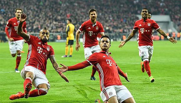 Liga de Campeones: Bayern golea 5-1 al Arsenal que buscará milagro en Londres 