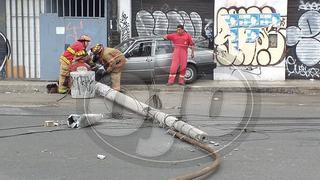 Chofer se habría quedado dormido y ocasiona aparatoso accidente (FOTOS)