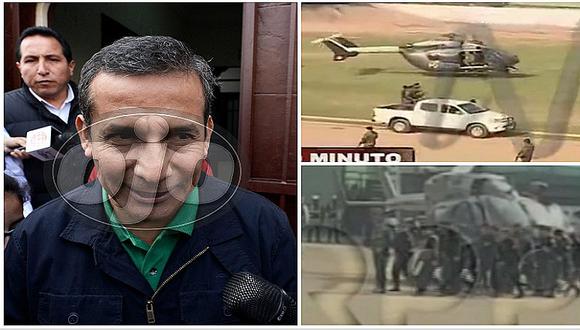 Ollanta Humala: así fue el traslado del ex presidente al penal de Barbadillo (VIDEO)