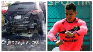 Futbolista de Carlos Stein denunció que su vehículo fue incendiado: “nos quemaron el auto” | VIDEO