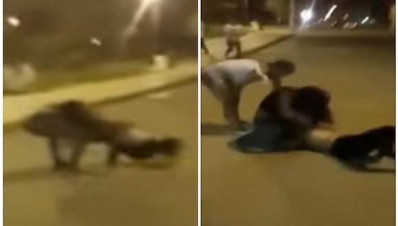 Chiclayo: dos mujeres se agarran a golpes en plena calle por el amor de un joven (VIDEO)