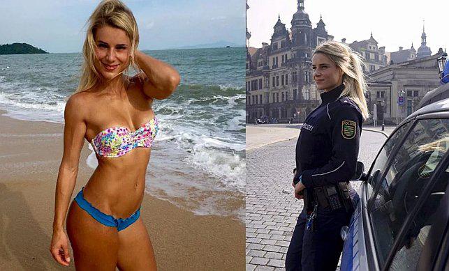 Policía más sexy de Alemania podría perder su trabajo por esta razón