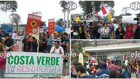 Barranco: vecinos protestan frente a la municipalidad en defensa de la playa Los Yuyos (VIDEO)