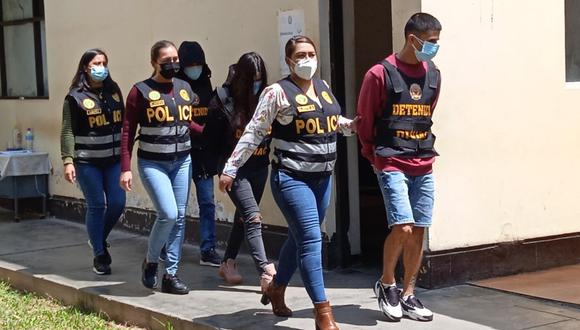 Ocho personas fueron intervenidas en Trujillo. (Foto: Andina | Vanessa Grado)