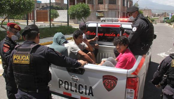 Arequipa: 70 personas fueron detenidas durante inamovilidad absoluta.