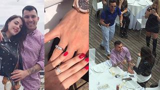 Gary Medel le pide matrimonio a su novia con avioneta y ella acepta