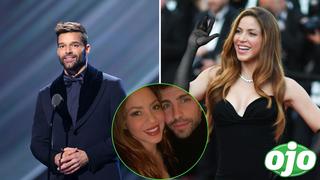Ricky Martin le muestra su apoyo a Shakira tras infidelidad de Piqué: “Mucha fuerza” 
